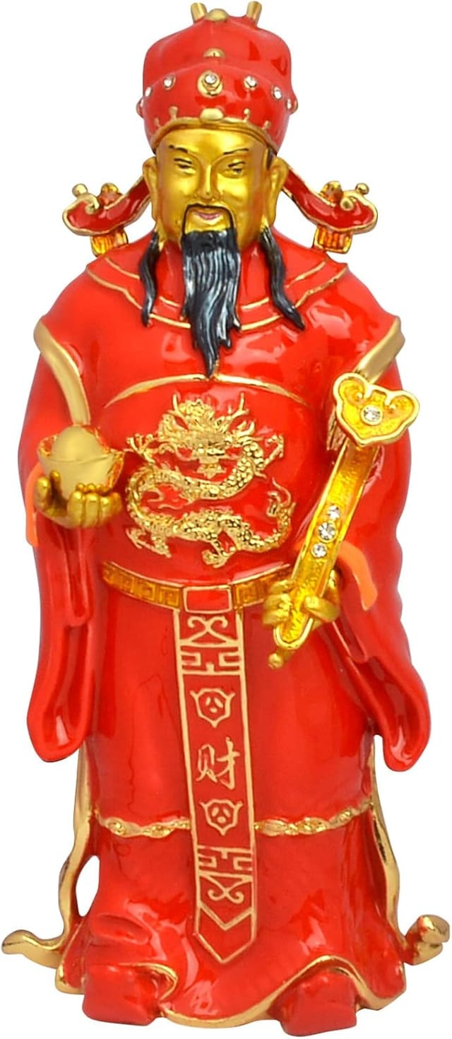 Choy San Statue, Gott des Reichtums