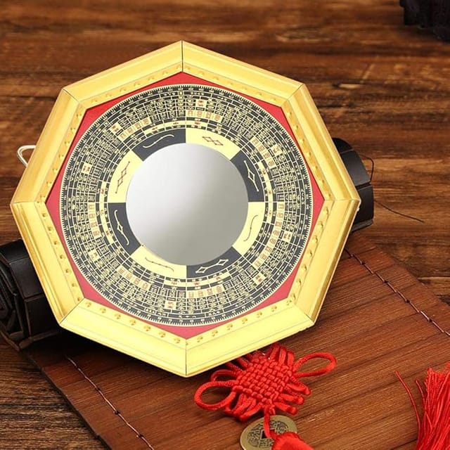 Glücklicher Chinesischer FengShui Bagua Spiegel